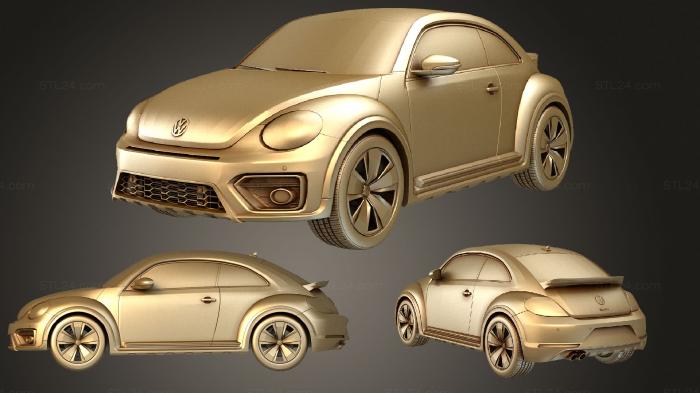 Автомобили и транспорт (Фольксваген Жук Дюна 2020, CARS_4027) 3D модель для ЧПУ станка